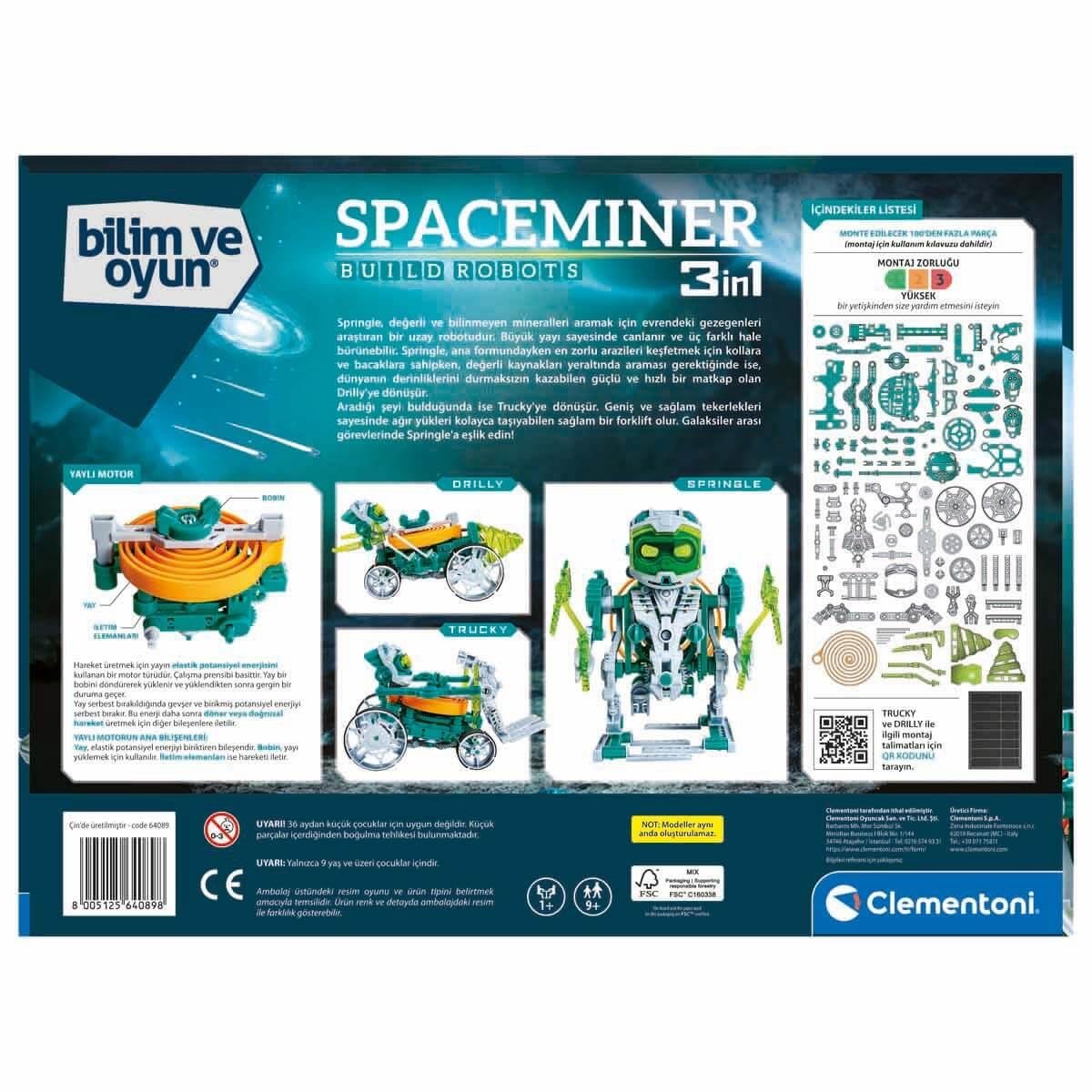 Bilim Oyun Setleri, Clementoni, Clementoni Bilim ve Oyun Spaceminer 64089