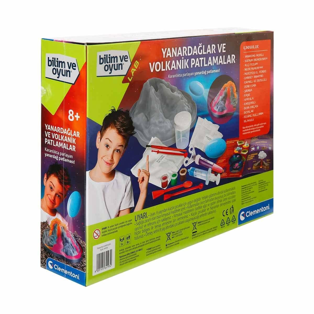 Bilim Oyun Setleri, Clementoni, Clementoni Bilim ve Oyun Yanardağlar ve Volkanik Patlamalar 64193