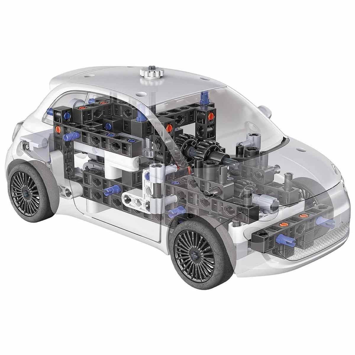 Bilim Oyun Setleri, Clementoni, Clementoni Bilim ve Oyun Mechanics Fiat 500e Elektrikli Araba 75085