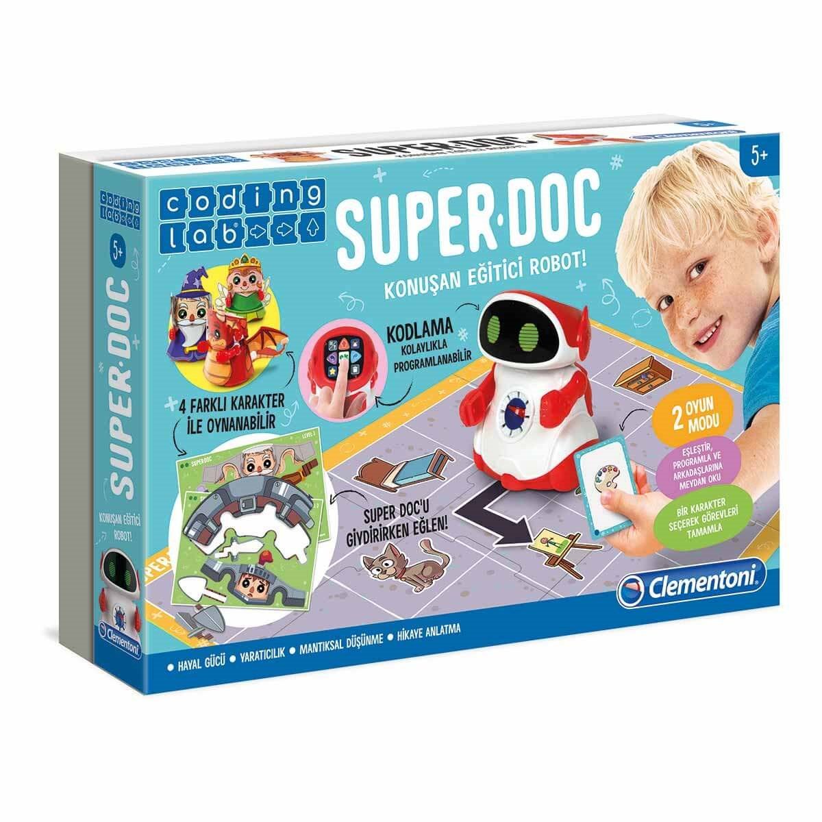 Bilim Oyun Setleri, Clementoni, Clementoni Süper Doc Eğitici Konuşan Robot 64960