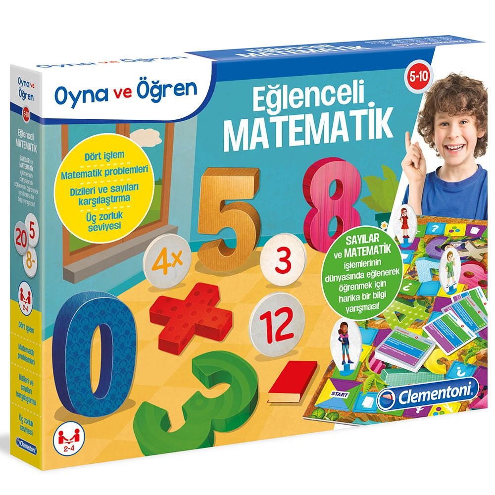 Clementoni Oyna ve Öğren Eğlenceli Matematik 64808