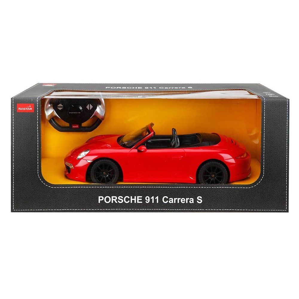 Breadcrumbut, Sunman, 1:12 Porsche 911 Carrera S Uzaktan Kumandalı Işıklı Araba 06998 Kırmızı