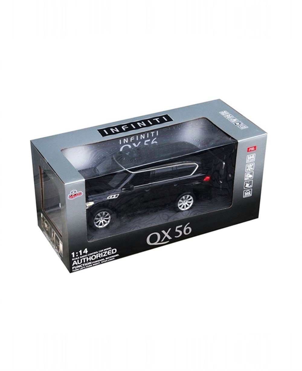 Breadcrumbut, Vardem, 1:14 İnfiniti Qx56 Kutulu Uzaktan Kumandalı Full Fonksiyon (Şarjlı) 49838 Siyah