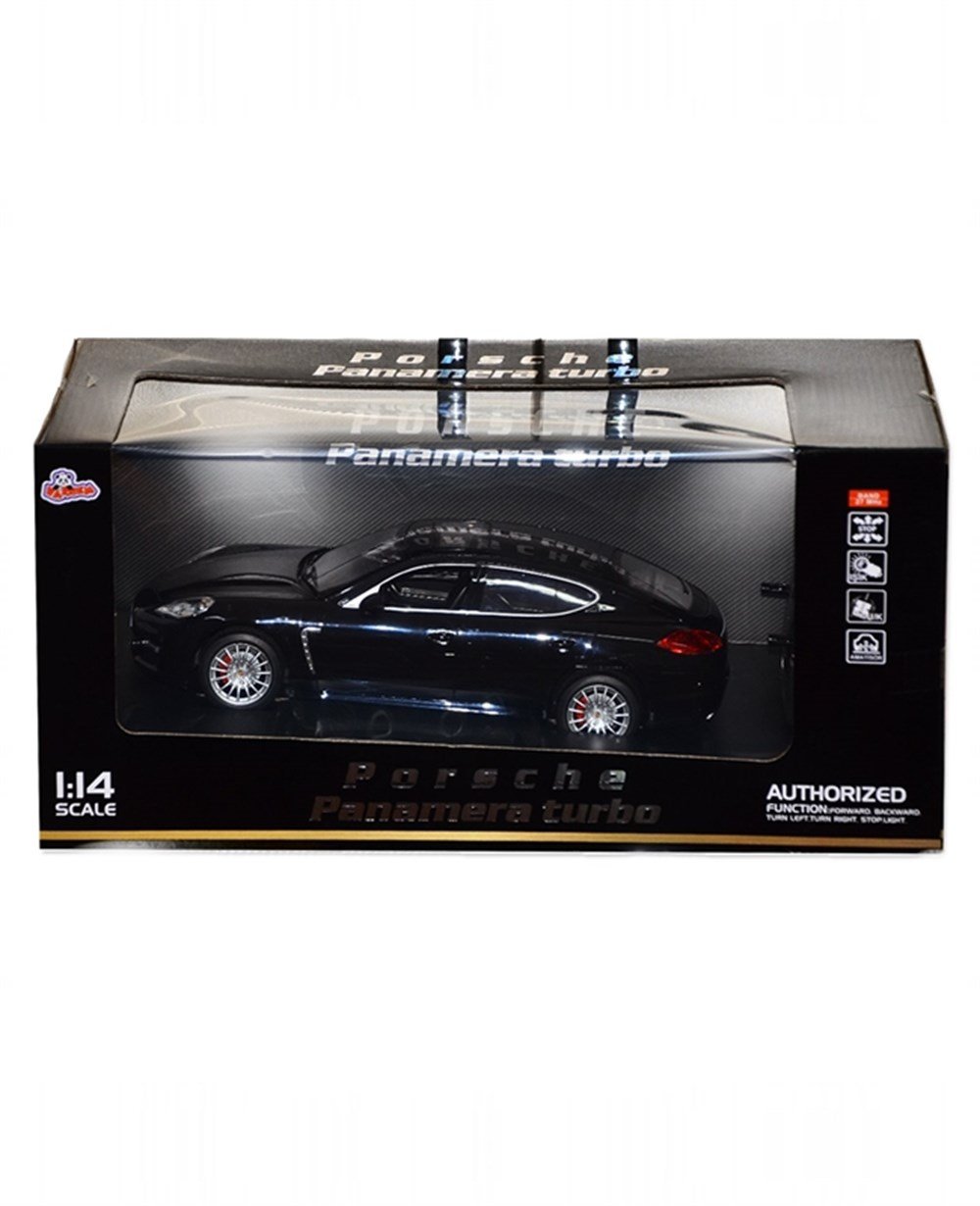 Breadcrumbut, Vardem, 1:14 Porsche Panamera Turbo Kutulu Uzaktan Kumandalı Full Fonksiyon Şarjlı 49890 Siyah