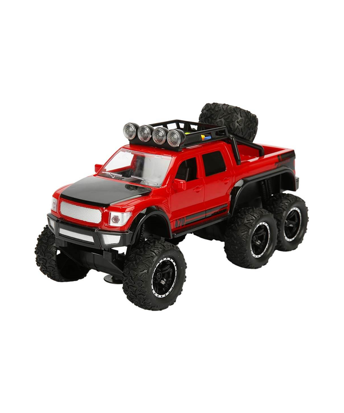 Breadcrumbut, Sunman, 1:16 Maxx Wheels Sesli ve Işıklı Off Road Arabalar 25 cm 35399 Kırmızı