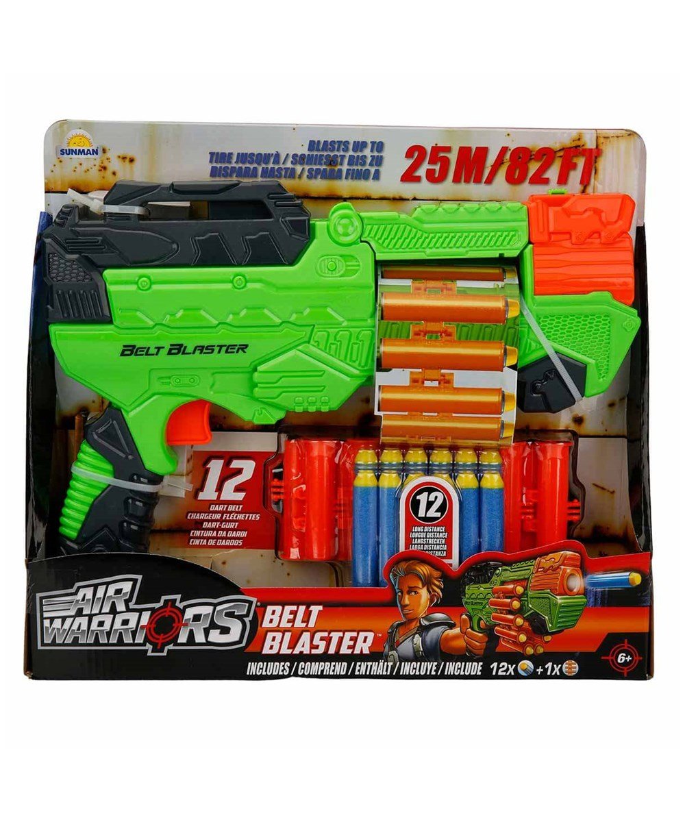 Breadcrumbut, Sunman, Air Warriors Belt Blaster Sünger Dart Atan Silah