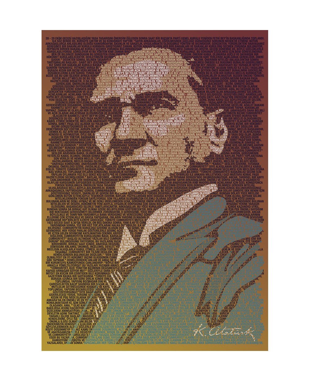 Breadcrumbut, ART PUZZLE, ART PUZZLE 1000Lİ ATATÜRK VE NUTUK 68x48CM