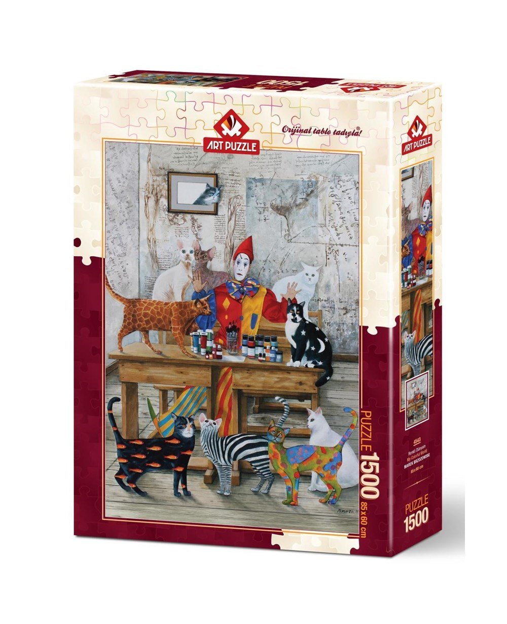 Breadcrumbut, ART PUZZLE, ART PUZZLE 1500LÜ RENKLİ DÜNYAM (85x60)