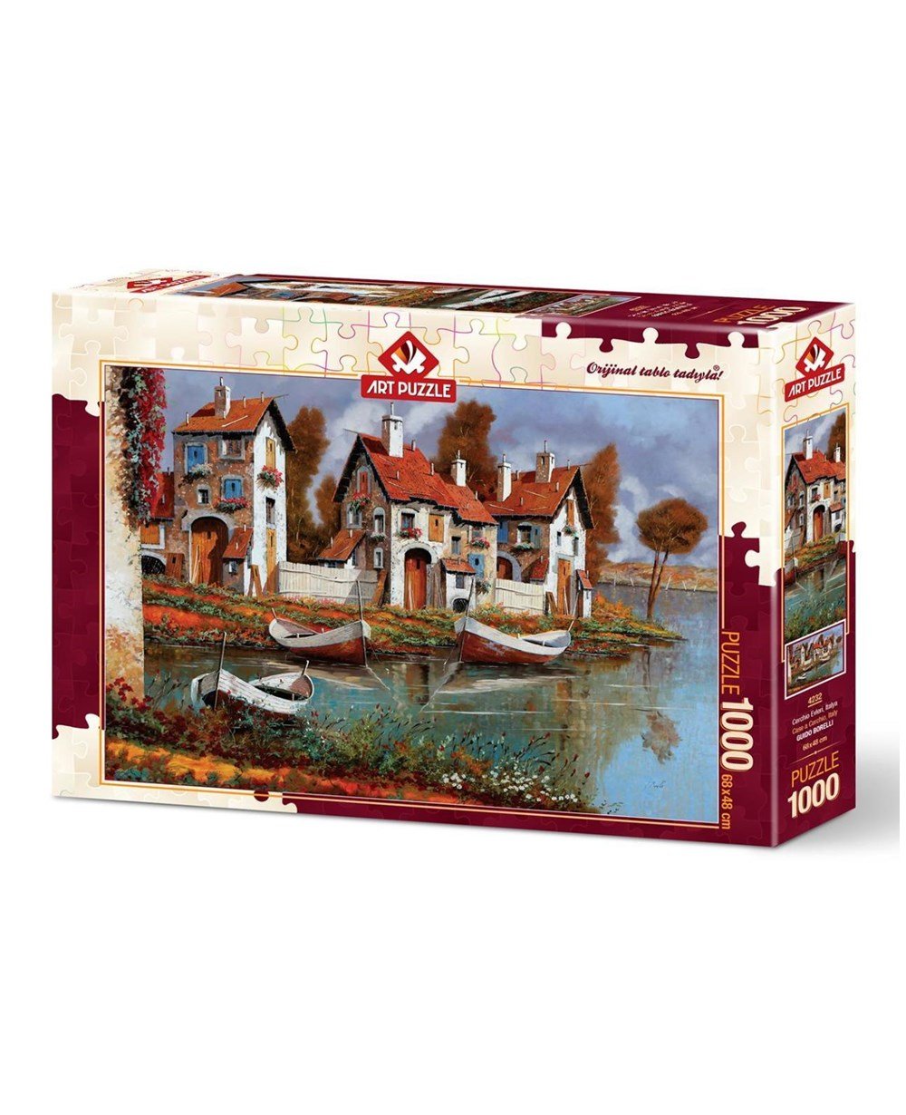 Breadcrumbut, ART PUZZLE, Art Puzzle Cerchıo Evleri İtalya 1000 Parça 4232