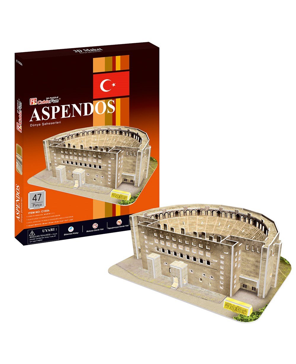 Breadcrumbut, Neco Toys, Aspendos 3 D Puzzle