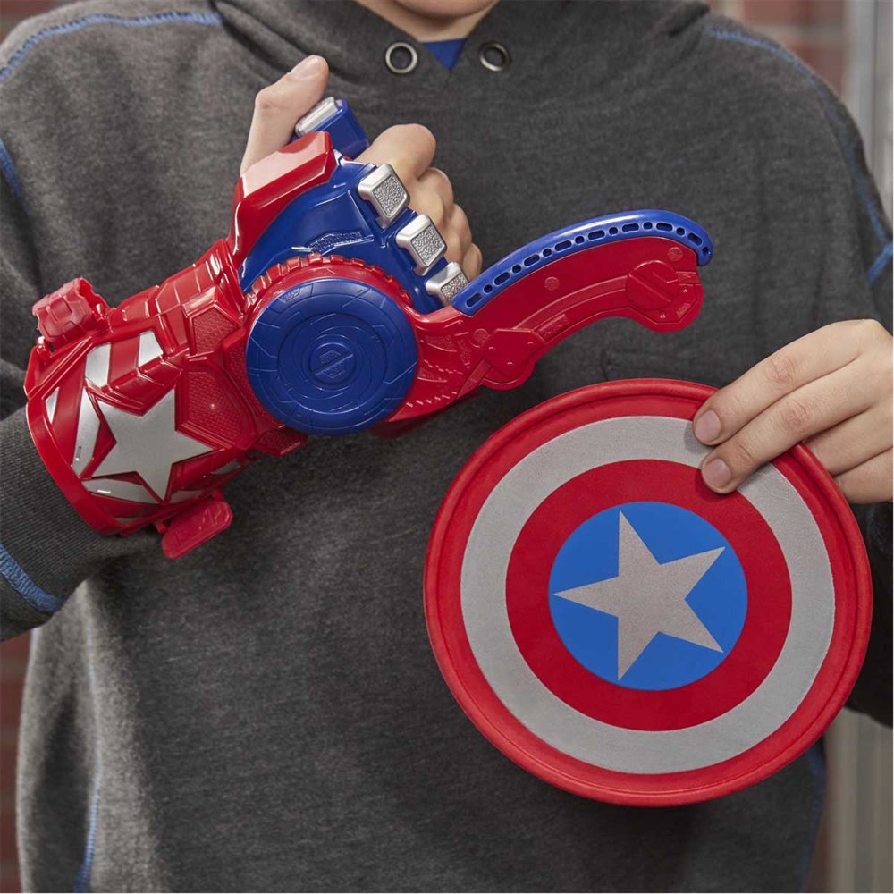 Breadcrumbut, Nerf, Avengers Power Moves Captain America Kalkanı ve Eldiveni E7375