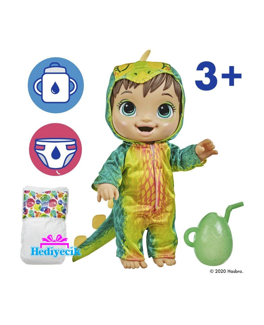 Breadcrumbut, Baby Alive, Baby Alive Dino Cuties Kumral Bebek F0934 F0873