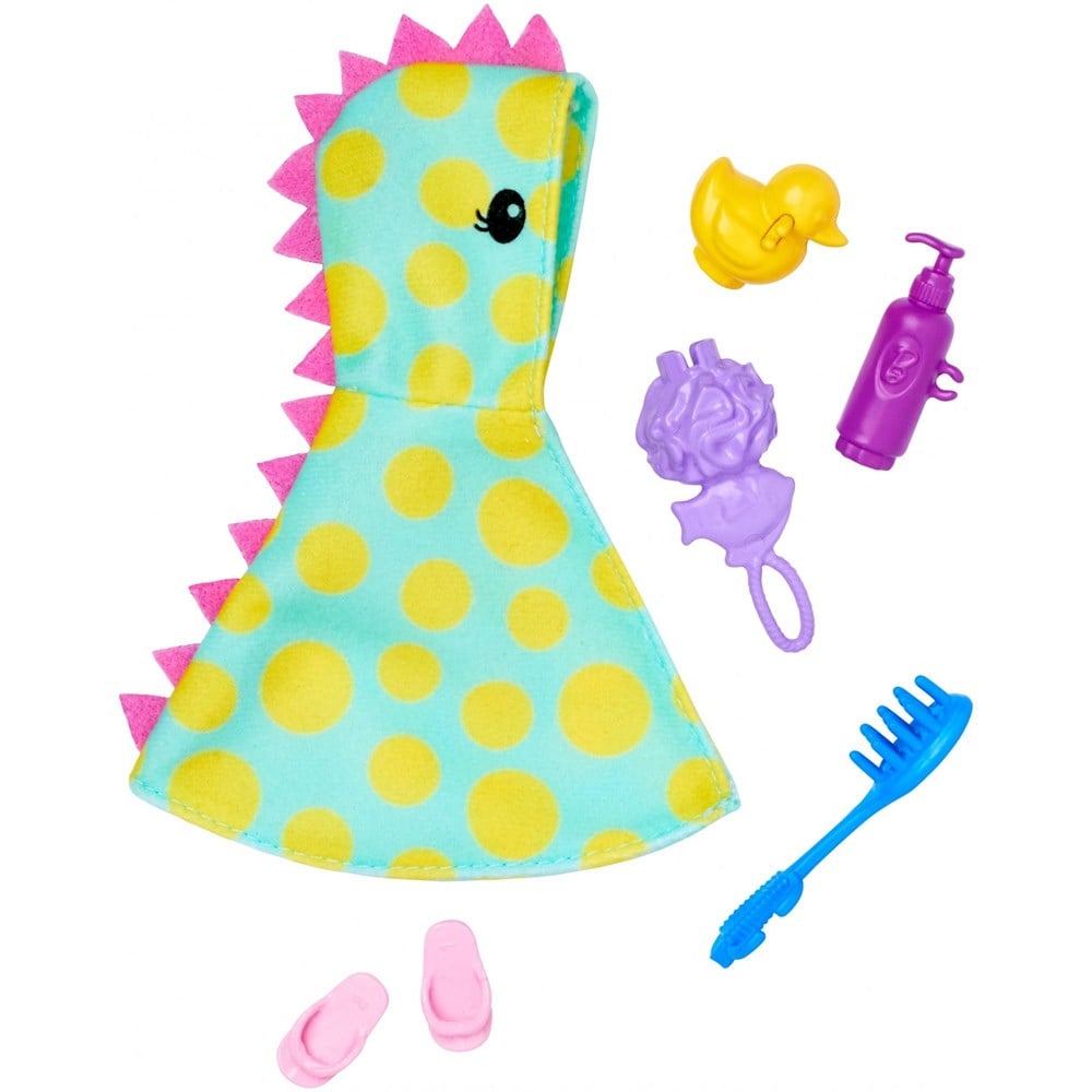 Breadcrumbut, Barbie, Barbie Chelsea' nin Sevimli Aksesuarları FXN69 - Dinozor Kıyafetli