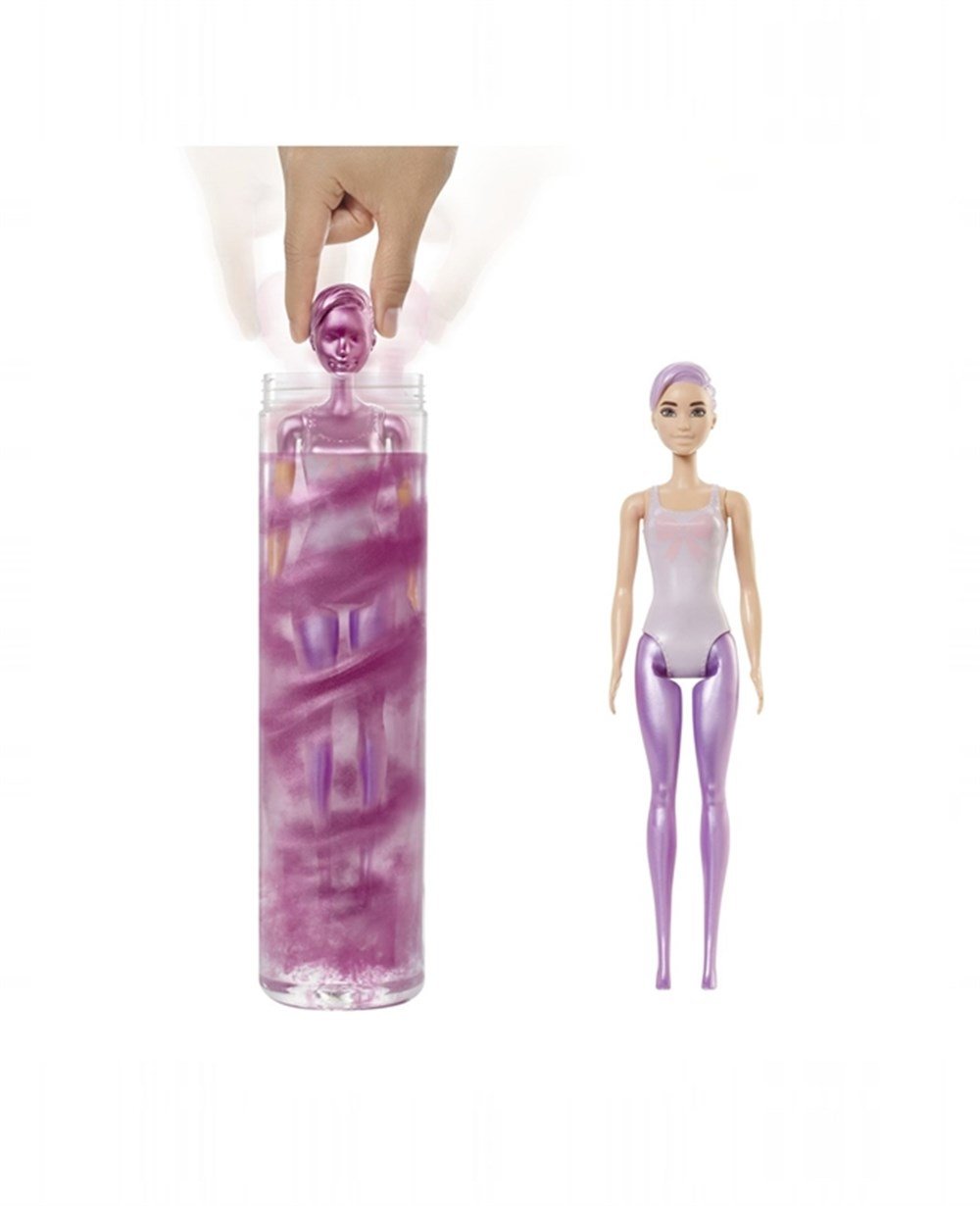 Breadcrumbut, Barbie, Barbie Color Reveal Renk Değiştiren Işıltılı Sürpriz Bebekler Serisi 1 GWC55