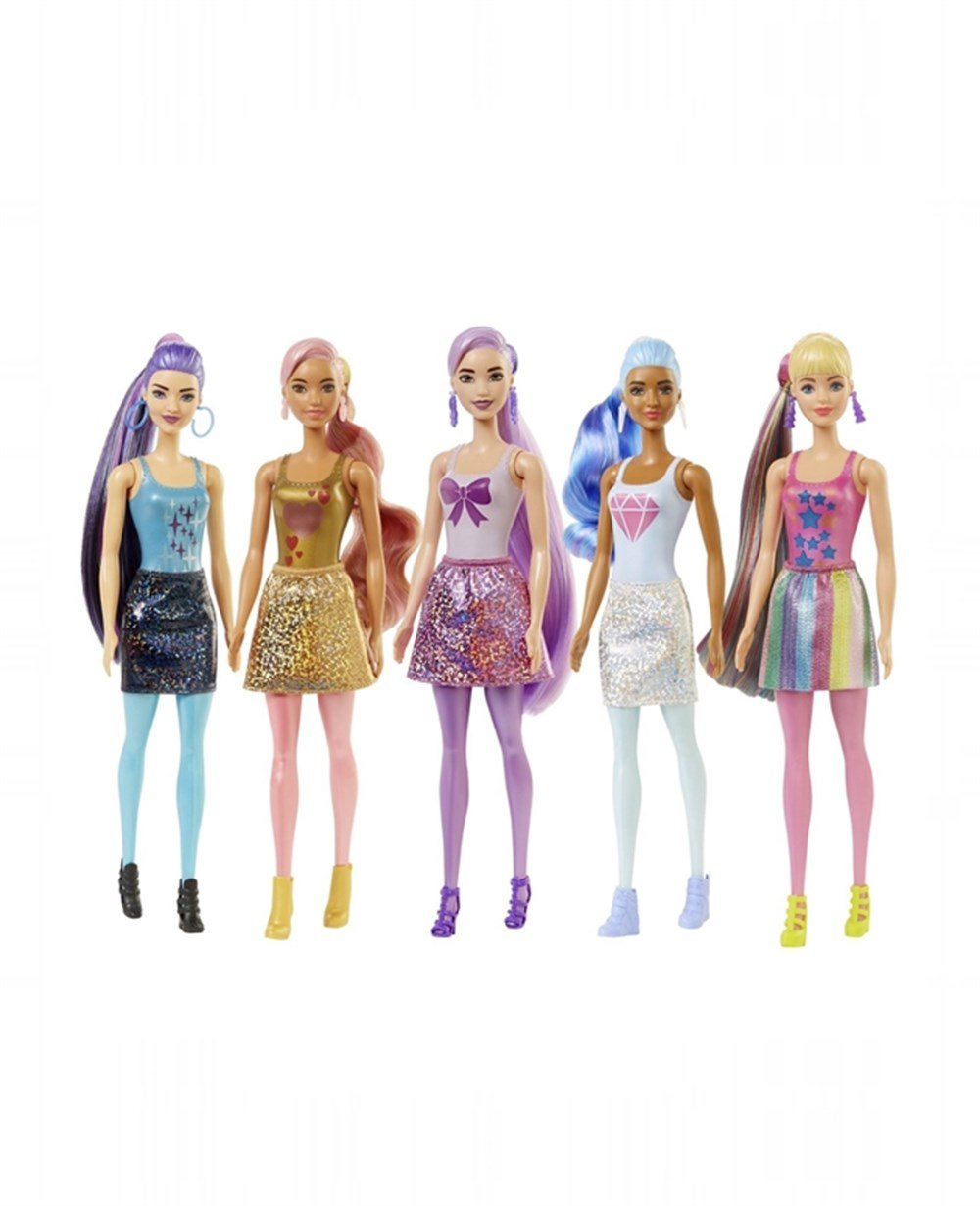 Breadcrumbut, Barbie, Barbie Color Reveal Renk Değiştiren Işıltılı Sürpriz Bebekler Serisi 1 GWC55