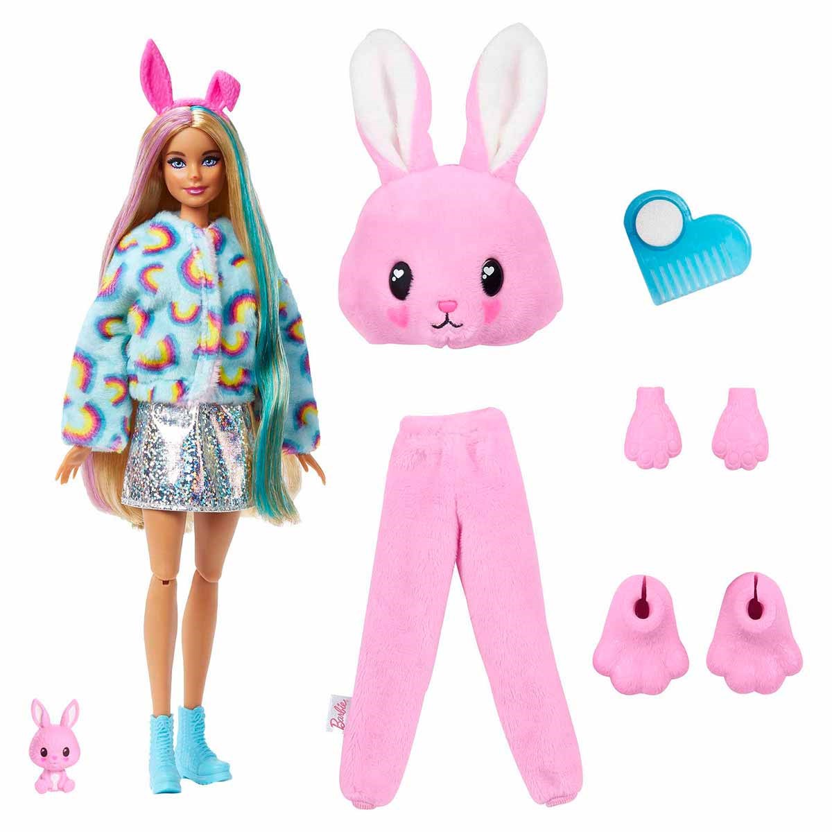 Breadcrumbut, Barbie, Barbie Cutie Reveal Bebekler HHG18 HHG19 Tavşan