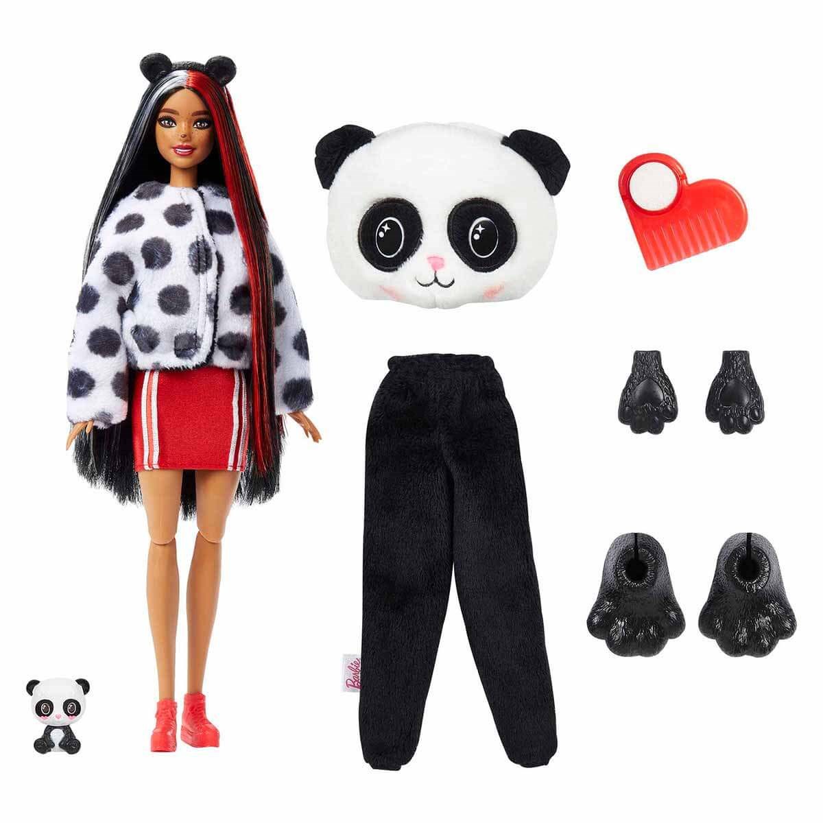 Breadcrumbut, Barbie, Barbie Cutie Reveal Bebekler HHG18 HHG22 Panda