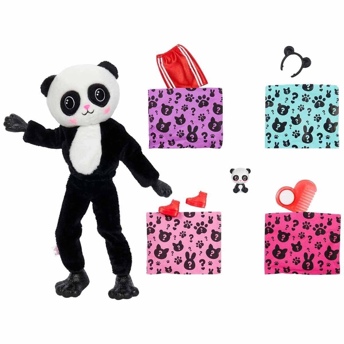 Breadcrumbut, Barbie, Barbie Cutie Reveal Bebekler HHG18 HHG22 Panda