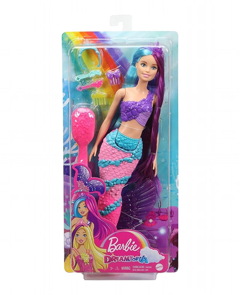 Breadcrumbut, Barbie, Barbie Dreamtopia Uzun Saçlı Bebekler GTF37 GTF39 Deniz Kızı