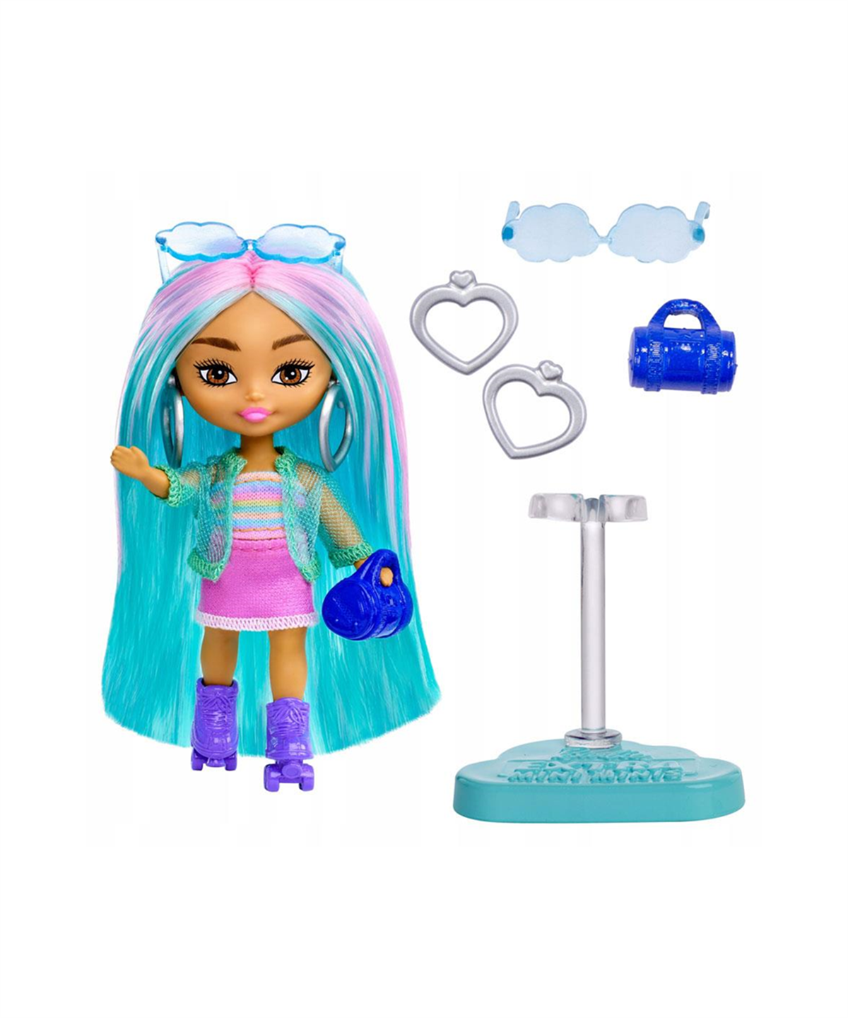 Breadcrumbut, Barbie, Barbie Extra Mini Minis Bebek Çeşitleri HLN44 HLN45 Mavi Saçlı