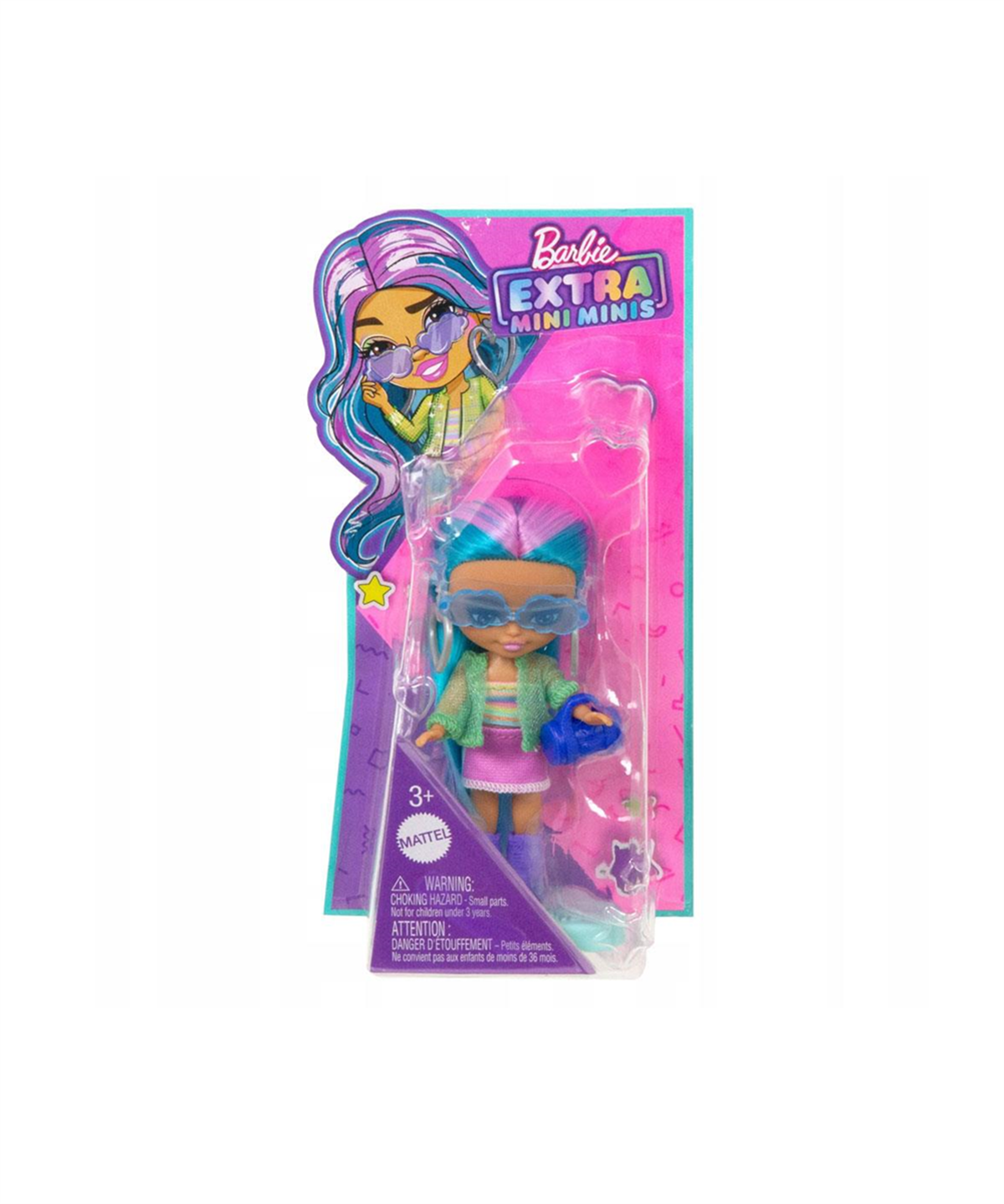 Breadcrumbut, Barbie, Barbie Extra Mini Minis Bebek Çeşitleri HLN44 HLN45 Mavi Saçlı