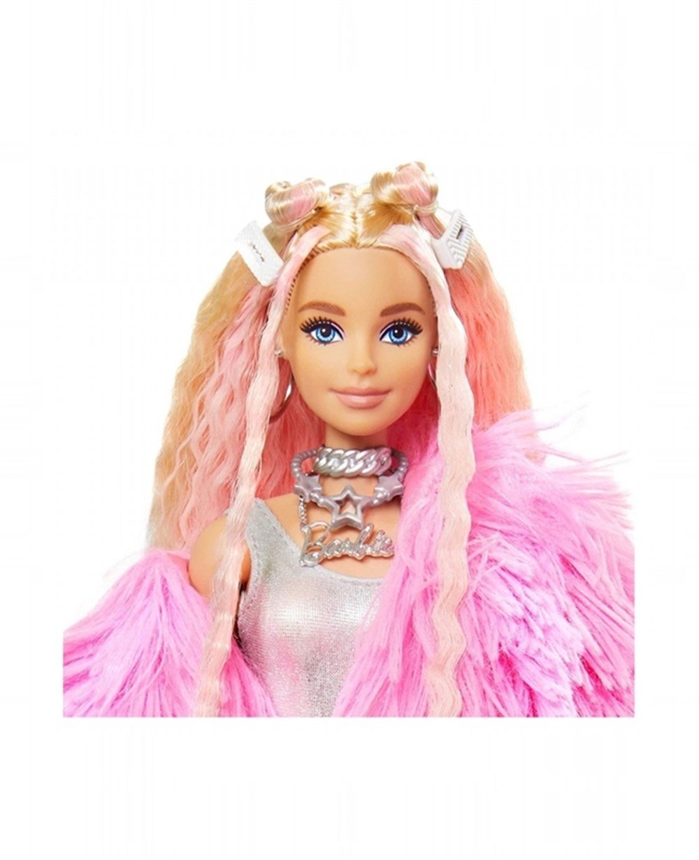 Breadcrumbut, Barbie, Barbie Extra Pembe Ceketli Bebek GRN28