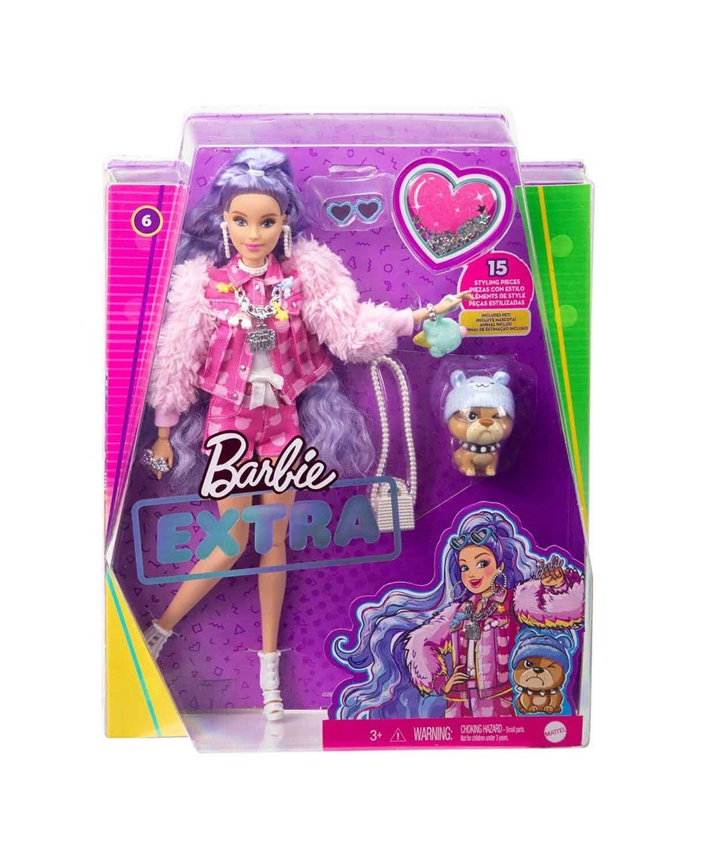 Breadcrumbut, Barbie, Barbie Extra Teddy Bear Bulldog GRN27 GXF08