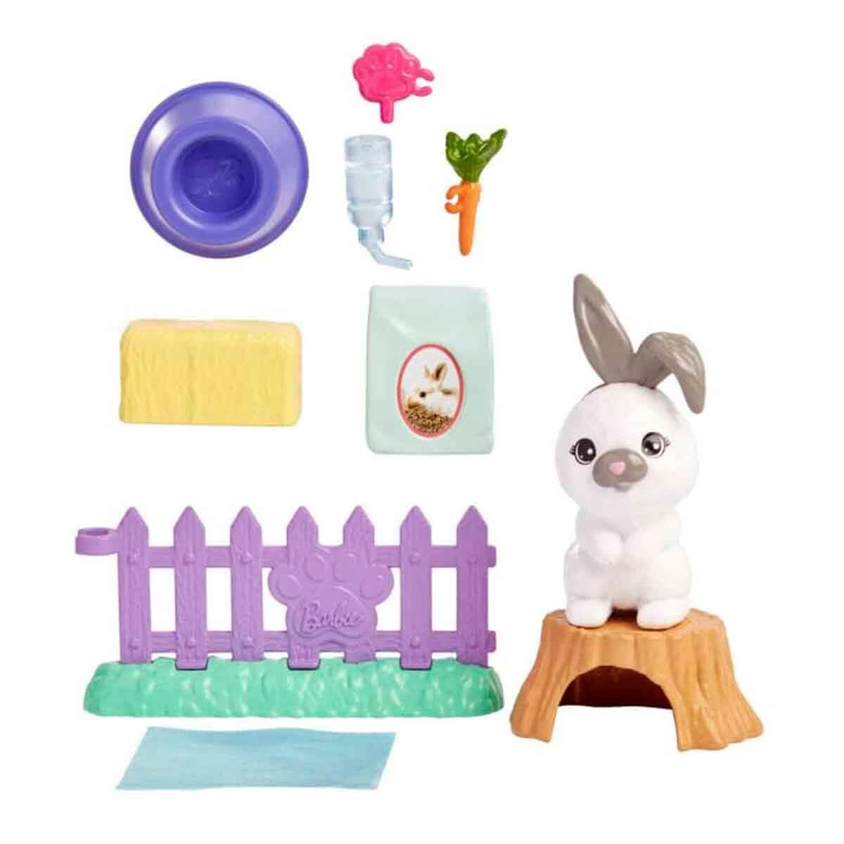 Breadcrumbut, Barbie, Barbie Sevimli Hayvanlar ve Aksesuarları HKD81 HKD84 Tavşan