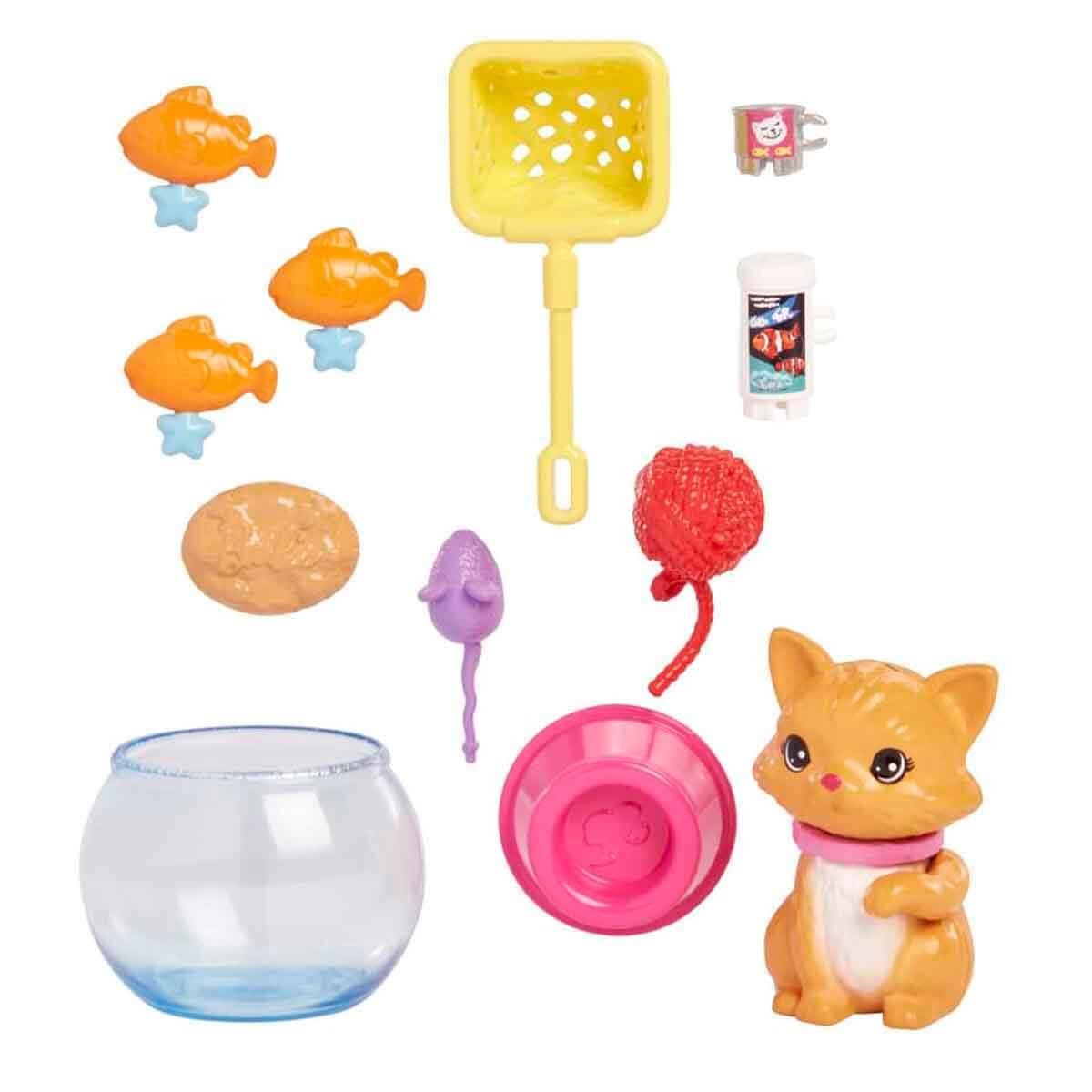 Breadcrumbut, Barbie, Barbie Sevimli Hayvanlar ve Aksesuarları HKD81 HKD83 Kedi