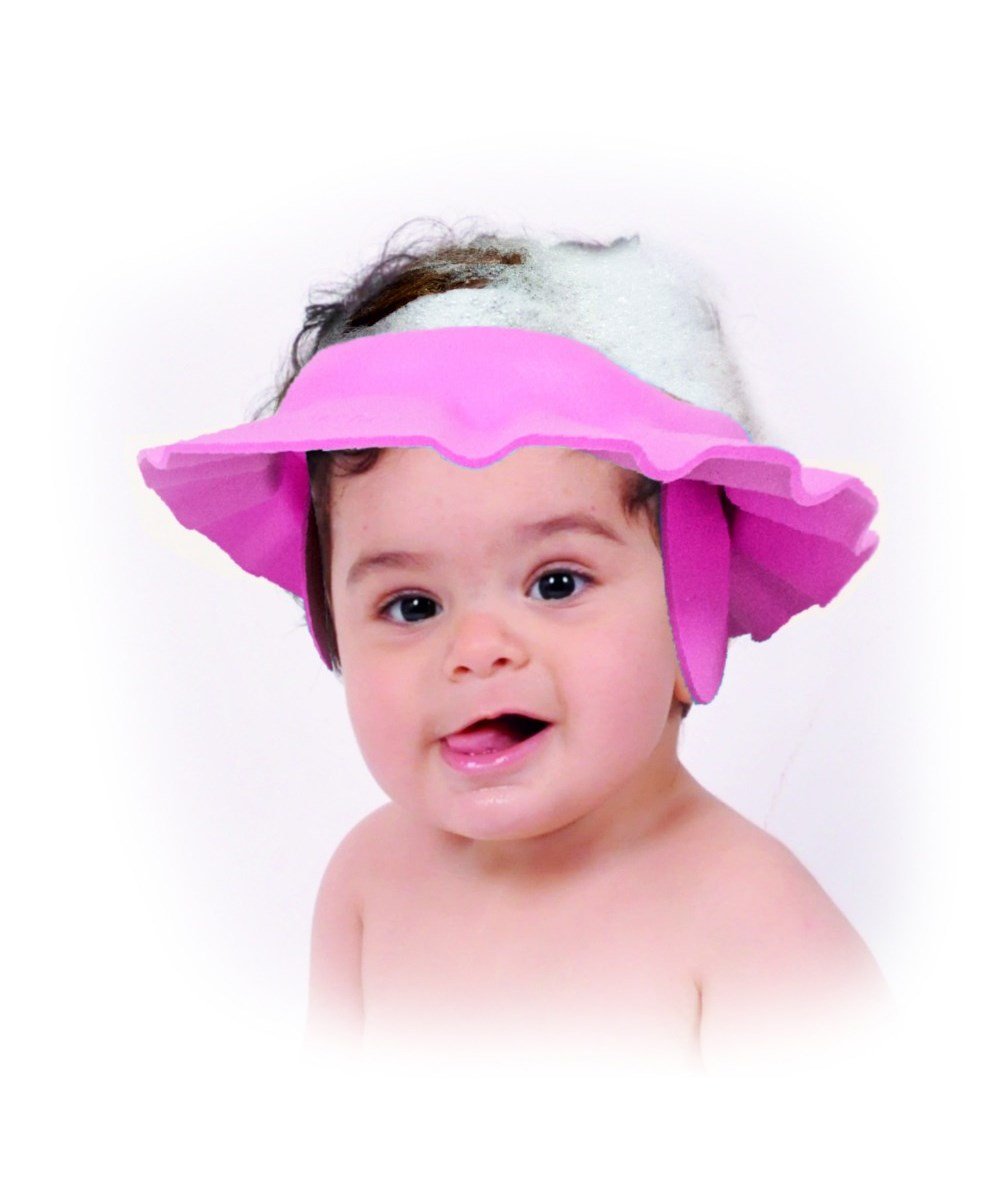 Breadcrumbut, SEVİ BEBE, BEBEK BANYO SAPKASI PEMBE