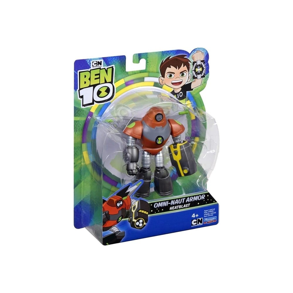 Breadcrumbut, Ben10, Ben 10 Aksiyon Figürleri Omni Naut Armor Heatblast 00812
