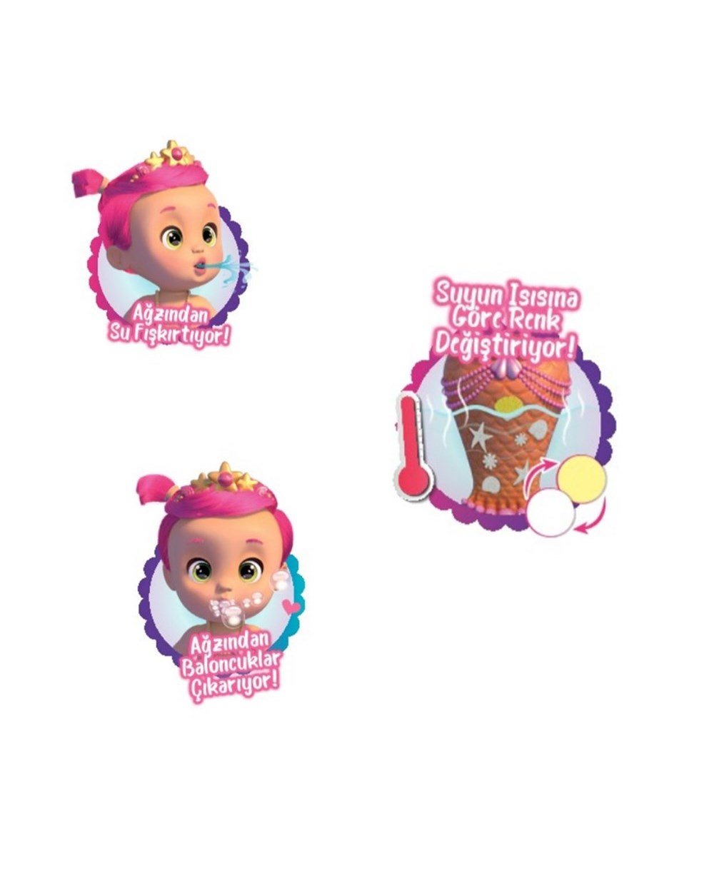 Breadcrumbut, Giochi Preziosi, Bloopies Deniz Kızı Bebek BLE02100 Sarı 17308