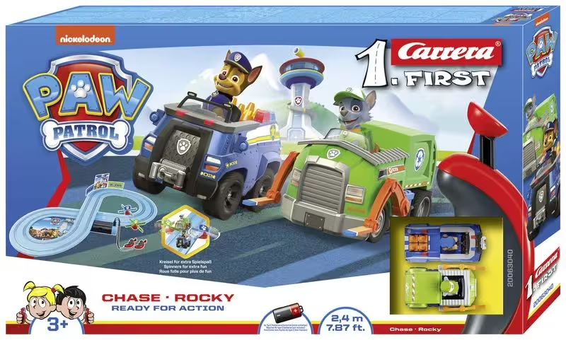 Breadcrumbut, Sunman, Carrera Paw Patrol First Ready For Action Kumandalı Araba Yarış Pisti Oyun Seti