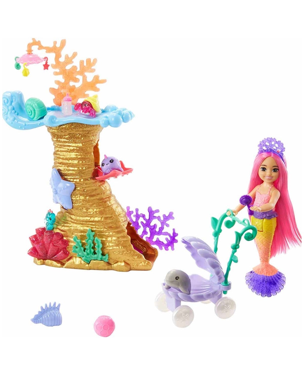 Breadcrumbut, Barbie, Chelsea Deniz Kızı Bebek HHG58