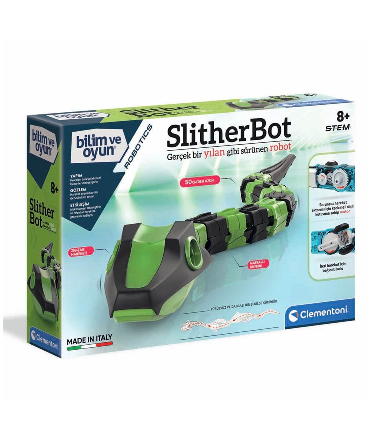 Breadcrumbut, Clementoni, Clementoni Bilim ve Oyun Robotik Laboratuvarı Slitherbot 64467
