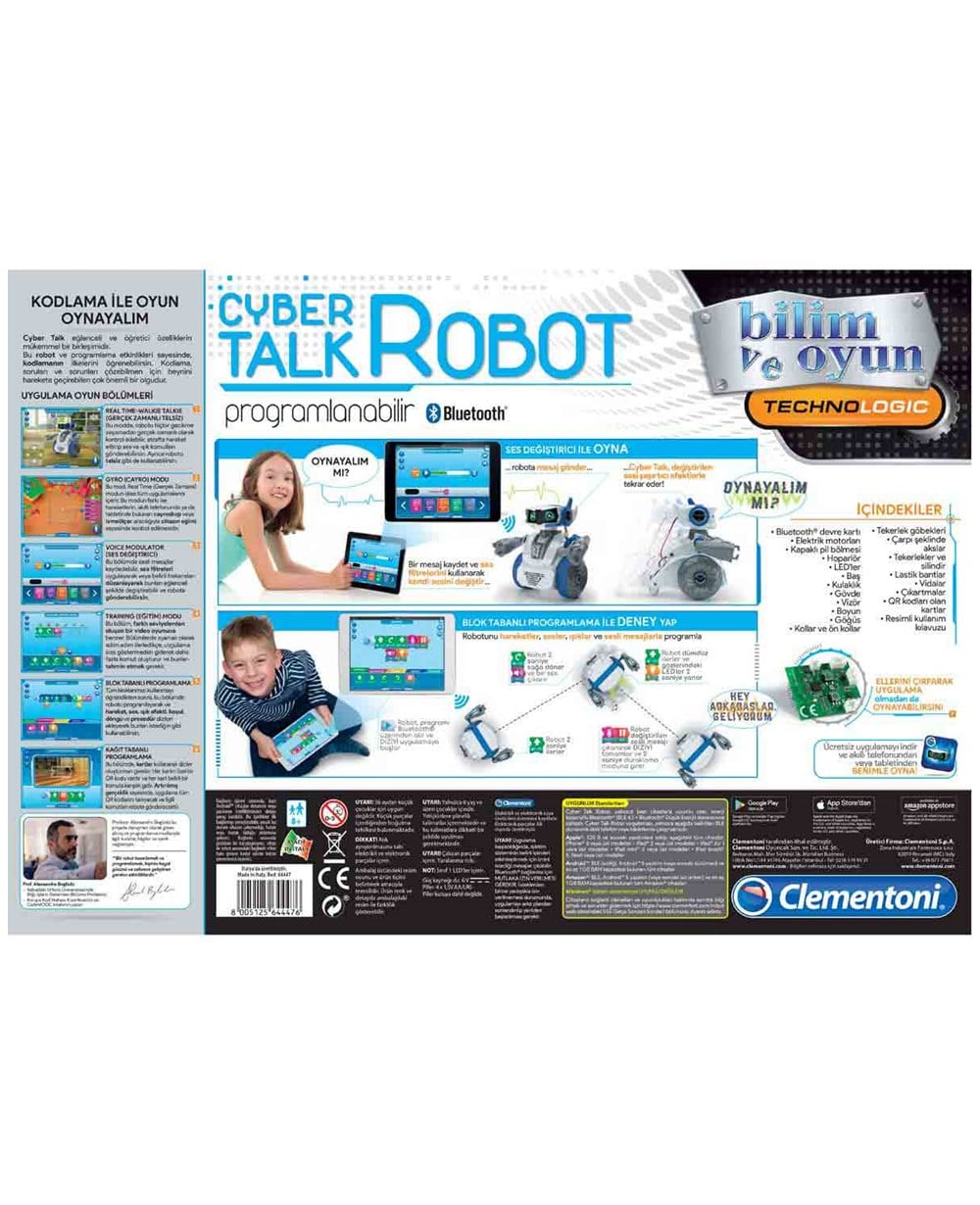 Breadcrumbut, Clementoni, Clementoni Robotik Laboratuvar Cyber Talk Robot 64447