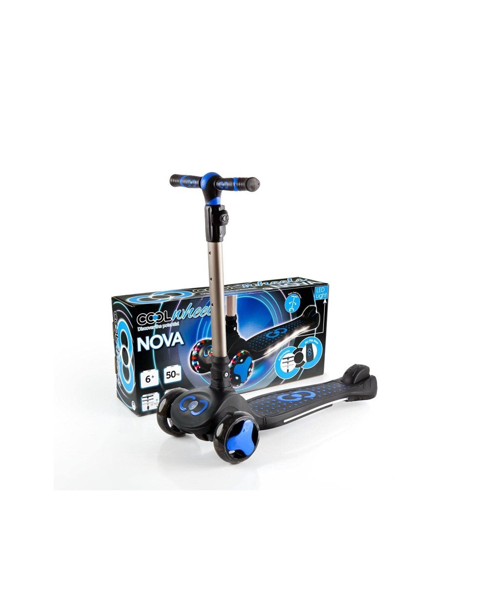 Breadcrumbut, Furkan Toys, COOL WHEELS NOVA LED IŞIKLI SCOOTER FR59205 MAVİ