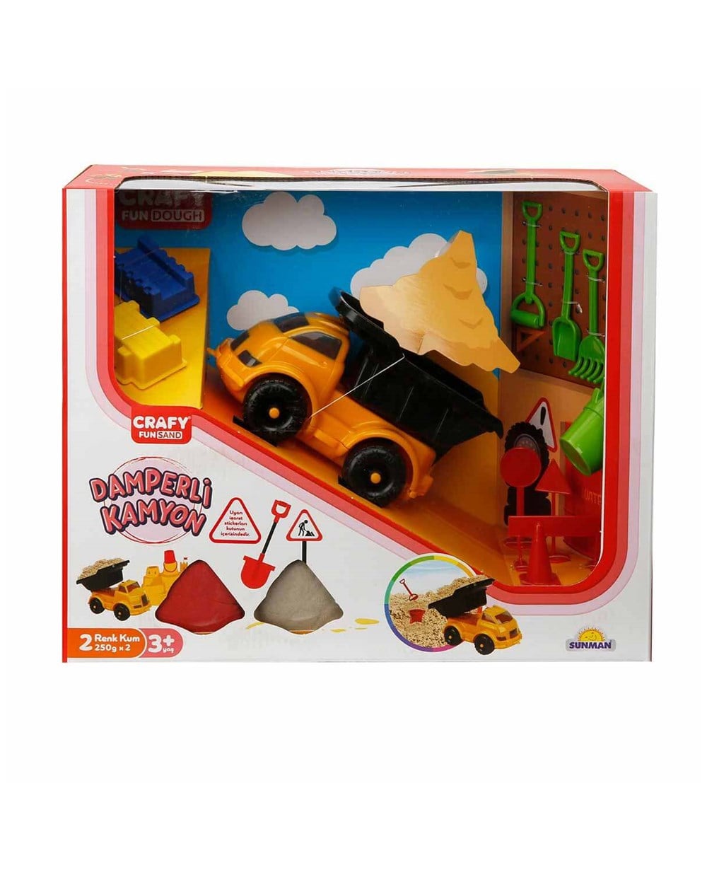Breadcrumbut, Sunman, Crafy Damperli Kamyon Kum Seti S00002789