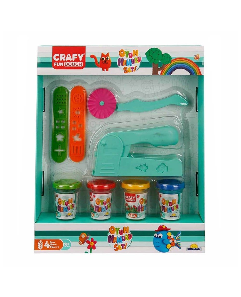 Breadcrumbut, Sunman, Crafy Oyun Hamuru Tasarım Seti 8 Parça S00030992
