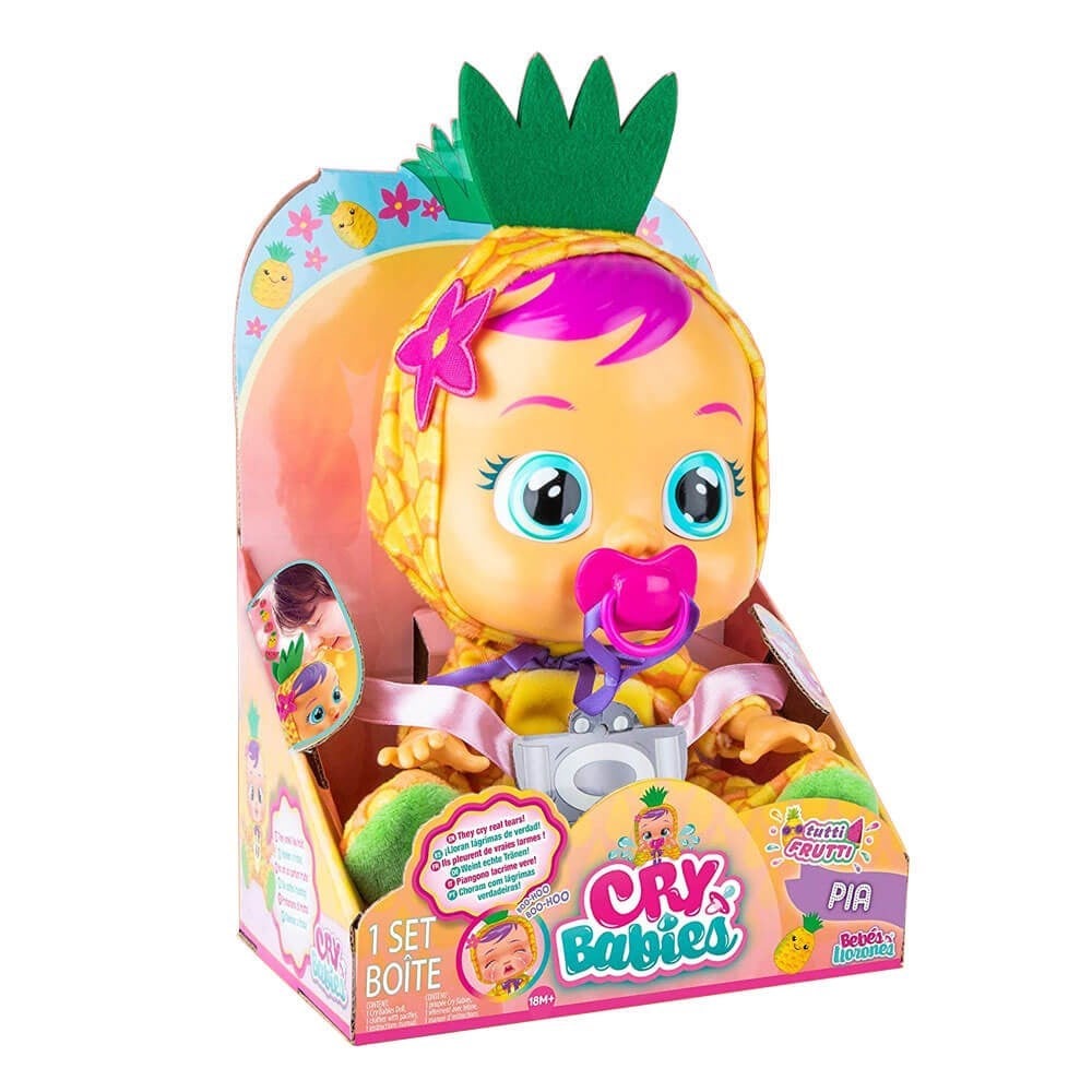 Breadcrumbut, CRY BABIES, Cry Babies Ağlayan Bebekler Tutti Frutti CYB12000  Ananas Pia