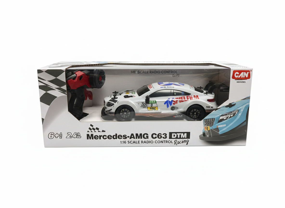 Breadcrumbut, Ceren, CTOY 1:16 Mercedes AMG C63 Uzaktan Kumandalı Yarış Arabası 04938 Beyaz