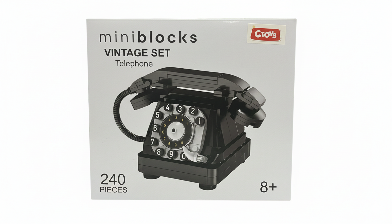 Breadcrumbut, Ceren, CTOY Yapı Blokları Çevirmeli Telefon 240 Parça