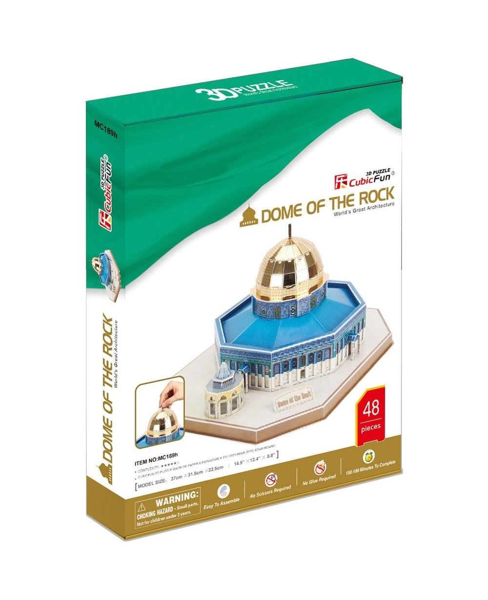 Breadcrumbut, CUBIC FUN, Cubic Fun 3D Puzzle Kubbet-Üs Sahra Kudüs - Mescid-i Aksa MC189h