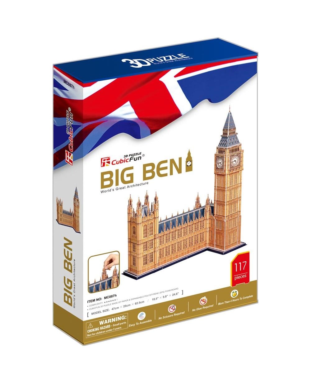 Breadcrumbut, CUBIC FUN, CUBIC FUN BIG BEN SAAT KULESİ-İNGİLTERE 3D PUZZLE