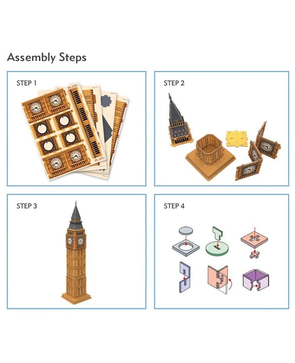 Breadcrumbut, CUBIC FUN, CUBIC FUN BIG BEN SAAT KULESİ-İNGİLTERE 3D PUZZLE