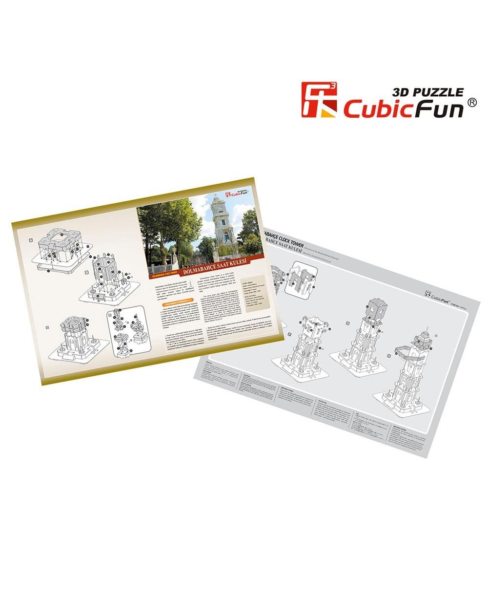 Breadcrumbut, CUBIC FUN, CUBIC FUN DOLMABAHÇE SAAT KULESİ 3D PUZZLE