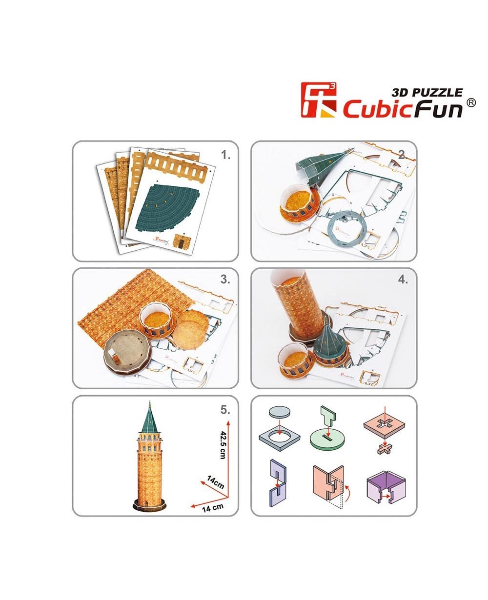 Breadcrumbut, CUBIC FUN, CUBIC FUN GALATA KULESİ 3D PUZZLE