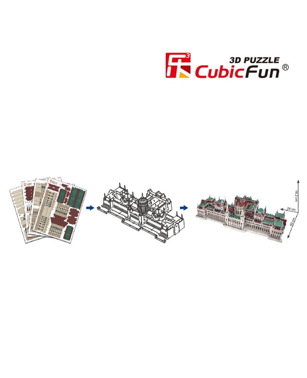 Breadcrumbut, CUBIC FUN, CUBIC FUN PARLEMENTO BİNASI-MACARİSTAN 3D PUZZLE