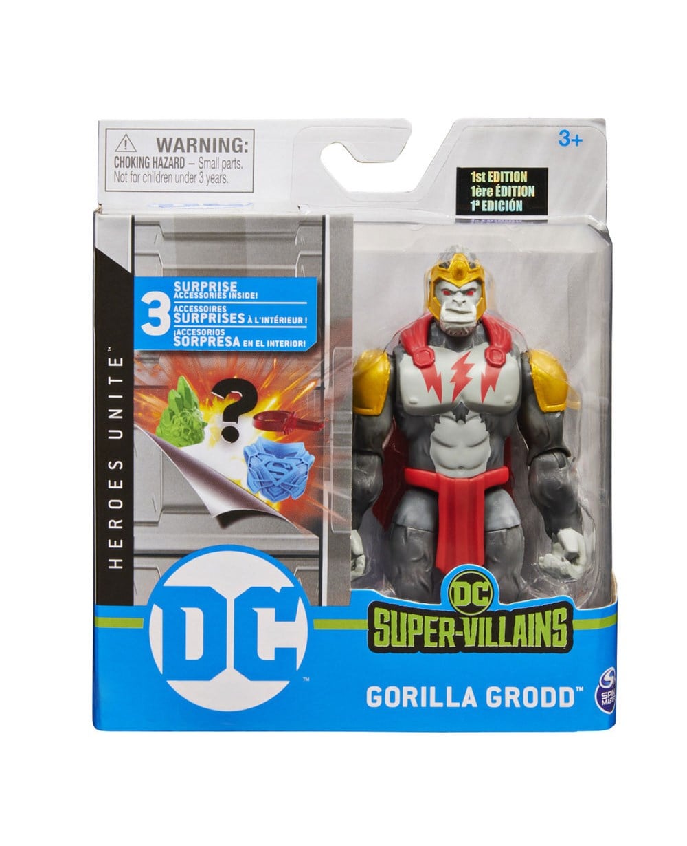 Breadcrumbut, DC Batman, DC Comics Sürpriz Aksesurları Figürler 99463 Gorilla Grodd