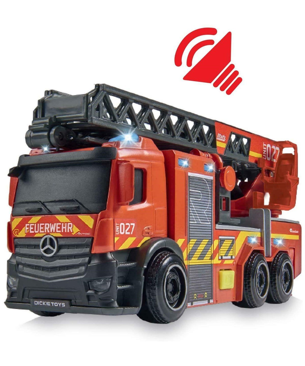 Breadcrumbut, DICKIE TOYS, Dickie Toys City Fire Ladder Truck 20 371 4011 038